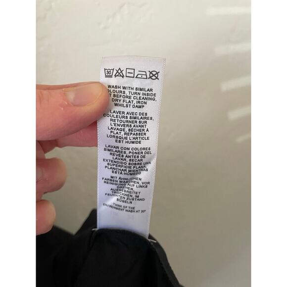 NWT ASOS Curve Strappy Ruffle Mini Dress Wrap Dress Adjustable‎ LBD Dainty Plus - Picture 9 of 10